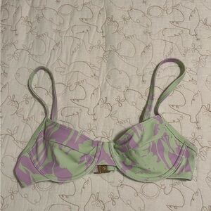 Kulani Kini top, size s, green and purple